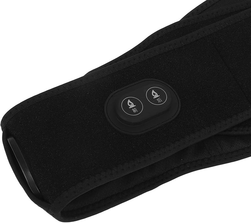woobles Heated Lumbar Belt Hot Compress Belly Warming Belt USB Electric Heating Waist Belt with 3 Temperature Adjustments Relieve Lumbar Pain Black - Image 5